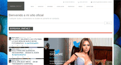 Desktop Screenshot of barbarajimenez.com.mx